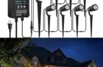 Coloer 5W 3000K Warm White Landscape Lighting Kit (8-Pack) for $47.02