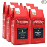 Community Coffee 12oz Signature Blend Whole Bean Coffee (Pack of 6) for $33.55