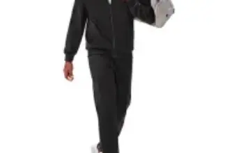 Coofandy Men’s Casual Full Zip Athletic Sweat Jacket and Pants Set for $17.99