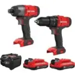 Craftsman CMCK200C2 V20 Max Cordless Drill & Impact Driver Set for $99