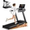 Cursor Fitness Foldable Treadmill – 400lbs Capacity, 20% Incline, $219.99