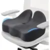 CushZone Memory Foam Ergonomic Office Chair Seat Cushion for $16.49