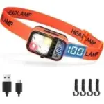 Darkbeam 4-Mode High Lumen USB Rechargeable Dual Light LED Headlamp for $5.39