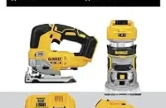 DeWalt DCK201P1 20V Cordless Woodworking Router Set with Battery & Charger – $284.99