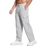 Deyeek Men’s Lightweight Fleece Cargo Sweatpants for $12.99