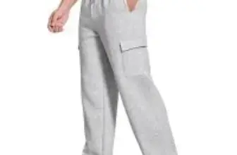 Deyeek Men’s Lightweight Fleece Cargo Sweatpants for $12.99