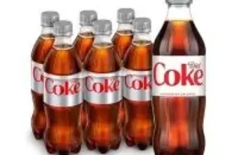 Diet Coke Zero Sugar Soda Bottles (16.9oz, 24-Pack) for $13.93