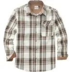 Drazivon Casual Relaxed Fit Long Sleeve Cotton Flannel Shirt for $12.99