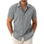 Drazivon Short Sleeve Casual Beach Shirts Now $4.99 – Save 75%
