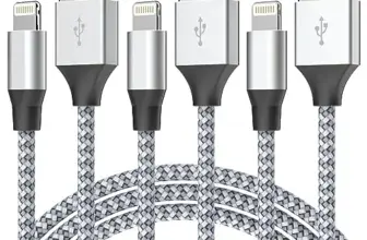 Durable 6FT iPhone Charger Cord 3-Pack for $3.25