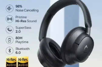 Baseus BH1/EH10 Adaptive ANC Wireless Headphones for $7.97