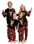 Ekouaer Family Christmas Pajamas Set Now $12.27