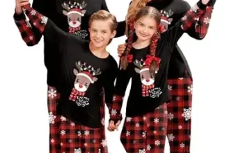 Ekouaer Family Christmas Pajamas Set Now $12.27