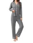 Ekouaer Women’s Long Sleeve Pajama Set for $12.99