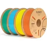 Elegoo PLA Plus CMYK 3D Printer Filament 1.75mm, 4kg – $38.99