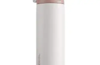 Encool 24oz Stainless Steel Insulated Water Bottle with Straw for $8.49