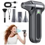 Faogo 4-Speed Brushless Air Duster Kit – 170,000 RPM – $19.79