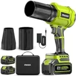 Faogo Cordless Leaf Blower 990,000 RPM with 2 Batteries & Charger for $35.99