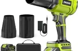 Faogo Cordless Leaf Blower 990,000 RPM with 2 Batteries & Charger for $35.99
