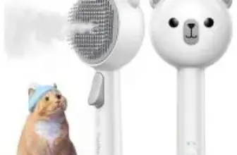 Feelneedy 3-in-1 Dual Speed USB Rechargeable Cat Steam Brush for $9.34