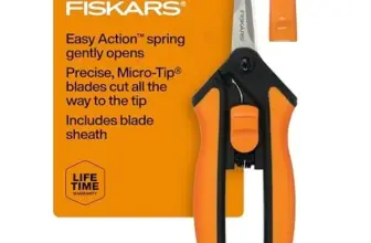Fiskars 6″ Micro-Tip Pruning Scissors for $12.89