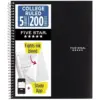 Five Star 5-Subject Spiral Notebook with Study App for $3.50