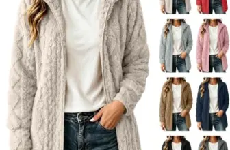 Hooded Fleece Cardigan Coat for $14.98