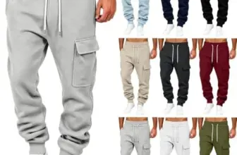 High Waisted Fleece Cargo Sweatpants for $12.99