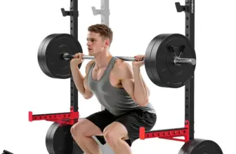 Flybird SR1 Adjustable Power Squat Rack 22″ – Now $136.76