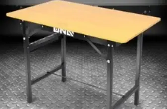 Foldable Workbench 220lbs Capacity with Ruler & Angle Finder – $58.49
