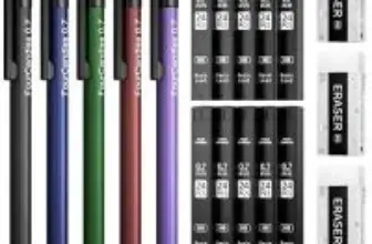 Four Candies 0.7mm Metal Mechanical Pencil Set with Case for $5.99