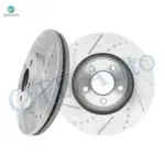 New Front Drilled Slotted Brake Disc Rotors for 2003-2011 Ford Crown Victoria – $87.54