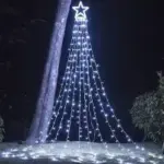 Funiao 12″ 320 LED Christmas Tree Topper Lights for $15.59