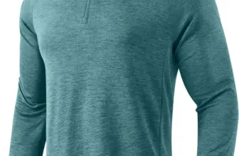 G Gradual Men’s Long Sleeve Athletic Quarter Zip Pullover Shirt for $13.99