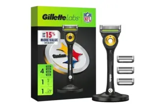 Gillette Labs NFL Steelers Edition Shaving Razor Set for $8.63