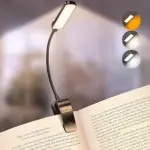 Glocusent USB-Rechargeable Book Light with 5 Brightness Levels and 3 Color Modes for $5.99