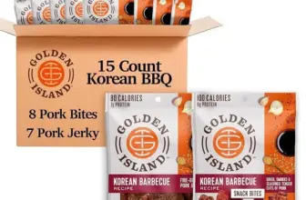 Golden Island Korean BBQ Variety Pack (17oz, 15-Pack) for $18.65