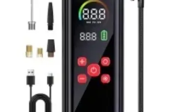 Gooloo AP150 Pro 150PSI Portable Air Compressor Tire Inflator for $19.99