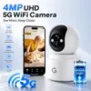 Gpirokcys Wireless Indoor Security Camera – Battery Powered, 6000mAh – $16.00