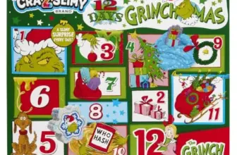 Grinch 12 Days of Grinchmas Slime Advent Calendar for $19.99