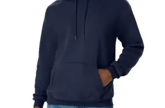 Hanes EcoSmart Fleece Pullover Hoodie in Navy for $8 $8.00