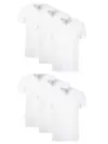 Hanes Men’s Cotton Moisture-Wicking V-Neck Undershirts 6-Pack for $13.99