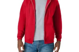 Hanes Men’s Full-Zip Eco-Smart Hoodie for $9.09
