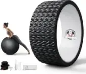 Hapbear 12″ Yoga Wheel Back Roller with Exercise Ball for $19.49