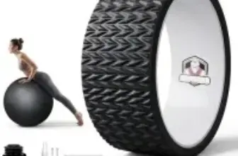 Hapbear 12″ Yoga Wheel Back Roller with Exercise Ball for $19.49