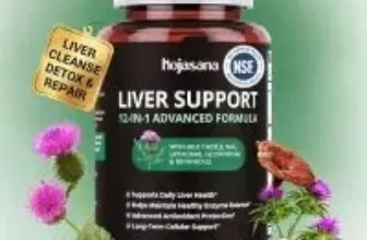 Hojasana 12-in-1 Milk Thistle Capsules with Turmeric 60-Count for $5.99