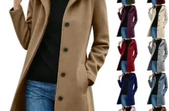 Mid-Length Hooded Trench Coat for $28.99