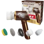 6-Piece Horsepower Waterproof Power Scrubber Gold Edition for $19.99