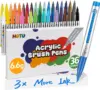 Hotu 6mm Non-Toxic Acrylic Paint Markers (36 Colors) for $11.49