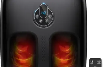 HTM 4-Mode Vibration Compression Rolling Foot Massager with Heat for $37.48